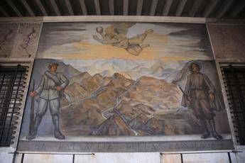 Restaurati a Roma gli affreschi delle vittorie della Grande Guerra Restaurati a Roma gli affreschi delle vittorie della Grande Guerra